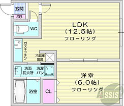 FINE BOX  ｜ 北海道札幌市北区北十八条西3丁目1-22（賃貸マンション1LDK・4階・40.42㎡） その2