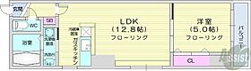 北海道札幌市中央区北三条東2丁目（賃貸マンション1LDK・8階・38.96㎡） その2