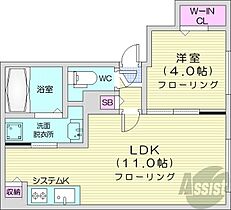 北海道札幌市白石区東札幌一条1丁目（賃貸マンション1LDK・2階・35.27㎡） その2