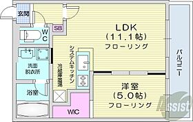 GRANSKY  ｜ 北海道札幌市東区北九条東6丁目（賃貸マンション1LDK・3階・37.18㎡） その2