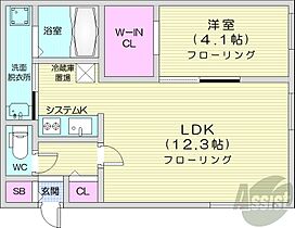 北海道札幌市南区澄川三条3丁目（賃貸マンション1LDK・2階・40.79㎡） その2