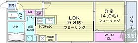 北海道札幌市西区琴似三条4丁目（賃貸マンション1LDK・3階・35.53㎡） その2