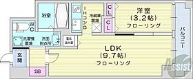 北海道札幌市中央区大通西8丁目（賃貸マンション1LDK・11階・31.98㎡） その2