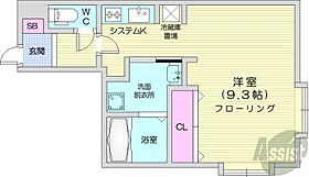 北海道札幌市西区二十四軒四条5丁目（賃貸マンション1R・1階・24.74㎡） その2