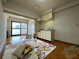 札幌市営東西線 バスセンター前駅 徒歩7分の賃貸マンション 4階1DKのリビング/ダイニング