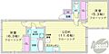 フェリオ南円山2階5.7万円