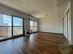 朝日プラザ偕楽園 13階2LDKのリビング/ダイニング