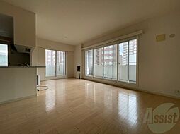 札幌市営東西線 西28丁目駅 徒歩5分の賃貸マンション 4階3LDKのリビング/ダイニング