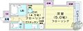 クレセント細川北25条7階3.7万円