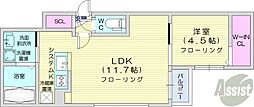 間取図画像 1LDK