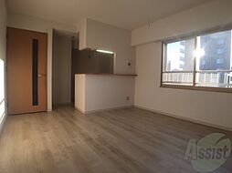 札幌市営東西線 西18丁目駅 徒歩10分の賃貸マンション 5階1LDKのリビング/ダイニング