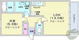 間取図画像 1LDK