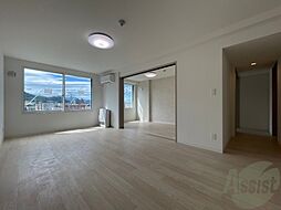 札幌市営南北線 澄川駅 徒歩15分の賃貸マンション 3階2LDKのリビング/ダイニング