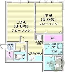 間取図画像 1LDK
