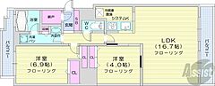 物件の間取り