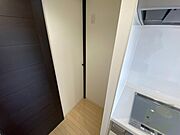 冷蔵庫置き場はこちらです！動線もバッチリですね。