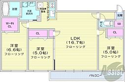 ステラ ポラーレ 3LDKの間取図画像