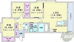 物件の間取り