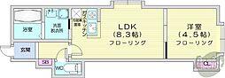アルティス環状通4 1LDKの間取図画像