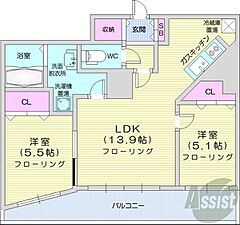 物件の間取り