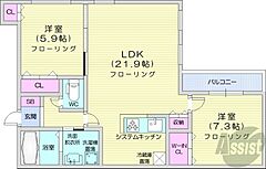 物件の間取り