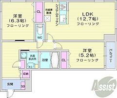物件の間取り