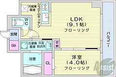 物件の間取り
