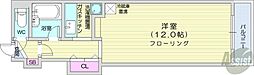 ロイヤルステージ 1Kの間取図画像