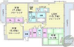 物件の間取り