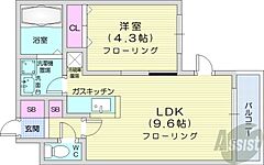 物件の間取り