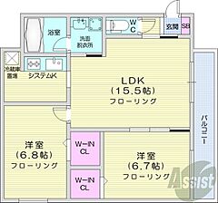 物件の間取り