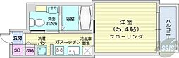 レジディア南一条 1Kの間取図画像