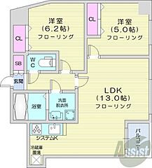 物件の間取り