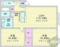 物件の間取り