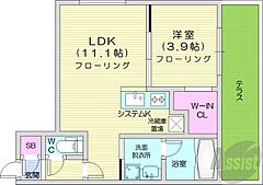 物件の間取り
