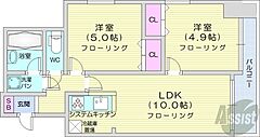 物件の間取り