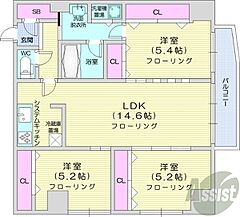 物件の間取り