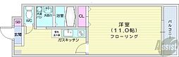 ING北大前 1Kの間取図画像