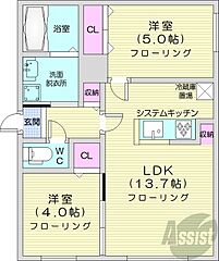 物件の間取り