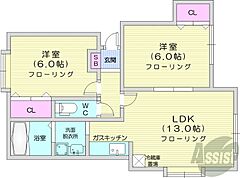 物件の間取り