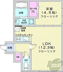 物件の間取り