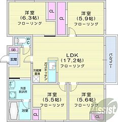 物件の間取り