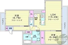 物件の間取り