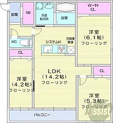 物件の間取り