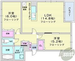 物件の間取り