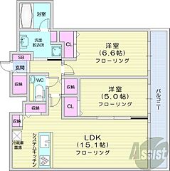 物件の間取り