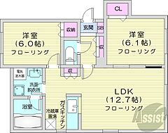 物件の間取り