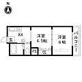 第五マンション4階5.8万円
