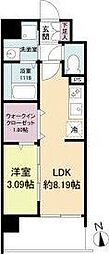WORVE吹田江坂 1LDKの間取図画像