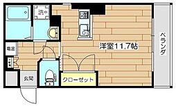 謄写館ビル ワンルームの間取図画像